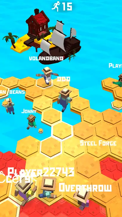 Falling Royal Race SellUnitySourceCode screenshot 2