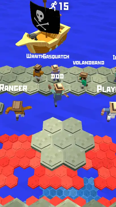 Falling Royal Race SellUnitySourceCode screenshot 4