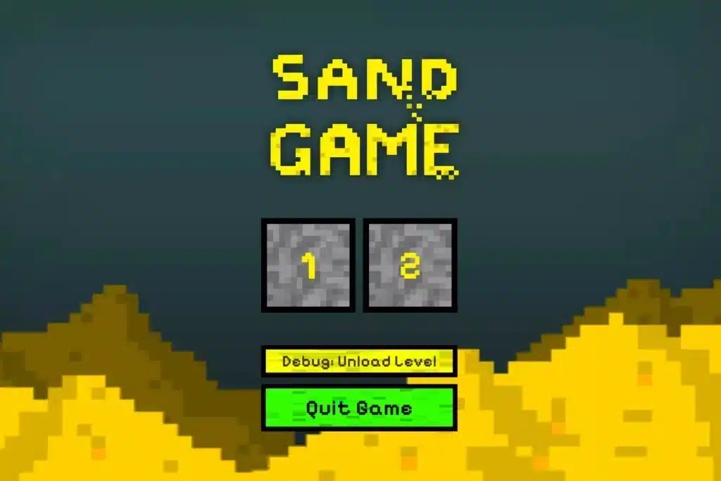 Falling Sand Game Template - Pixel Simulation SellUnitySourceCode source code