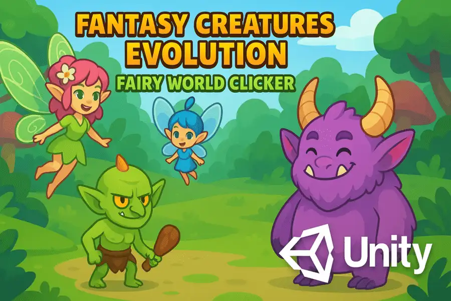 Fantasy Creatures Evolution: Fairy World Clicker screenshot 2