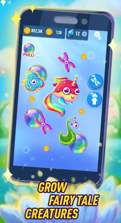 Fantasy Creatures Evolution: Fairy World Clicker screenshot 3