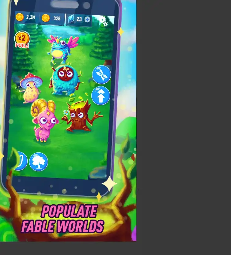 Fantasy Creatures Evolution: Fairy World Clicker screenshot 5