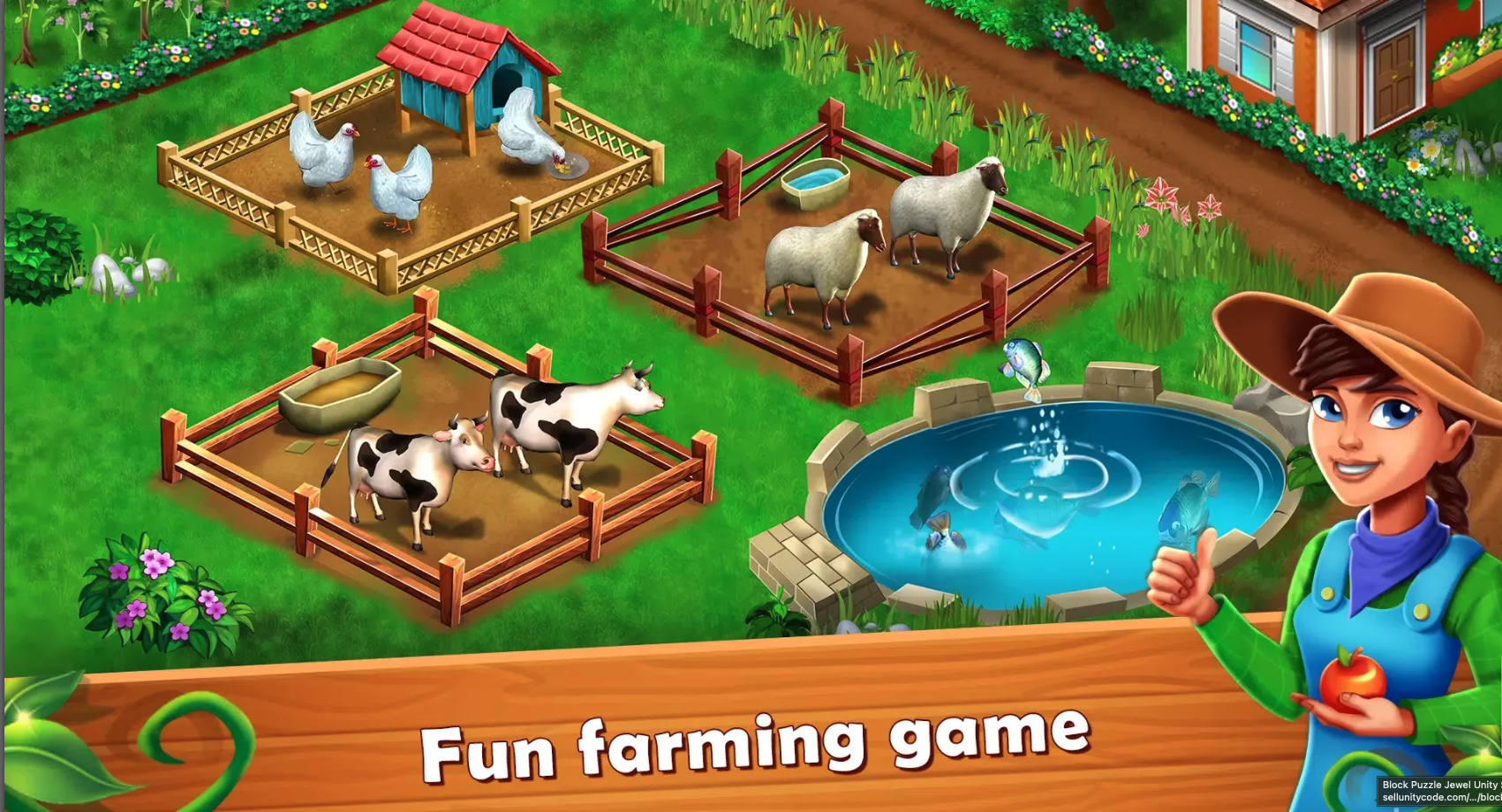 Farm Fest Unity Source Code – Offline Farming Simulator Game Template screenshot 9