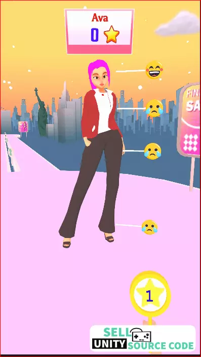 Fashion Battle – Dress up game SellUnitySourceCode  screenshot 2