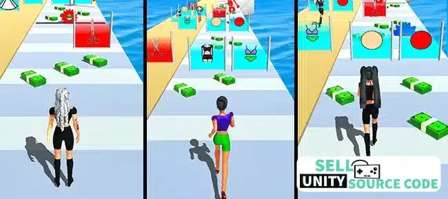 Fashion Queen 3D: Dress Up & Style Game –SellUnitySourceCode.com screenshot 3