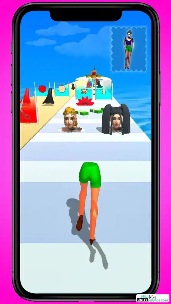 Fashion Queen 3D: Dress Up & Style Game –SellUnitySourceCode.com screenshot 5