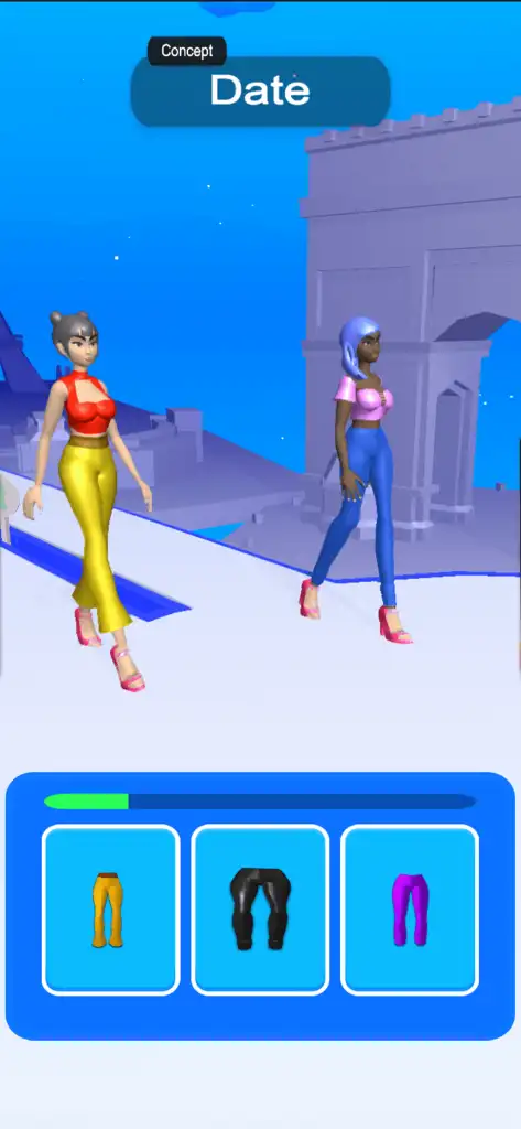 Fashion Walk — Unity Game SellUnitySourceCode screenshot 2