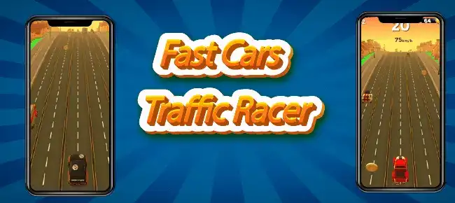  Fast Cars Traffic Racer Infinite Runner 2021 SellUnitySourceCode  screenshot 4