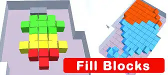 Fill cubes – Trending Hyper Casual Game SellUnitySourceCode screenshot 3