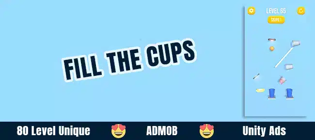 Fill The Cups SellUnitySourceCode  source code