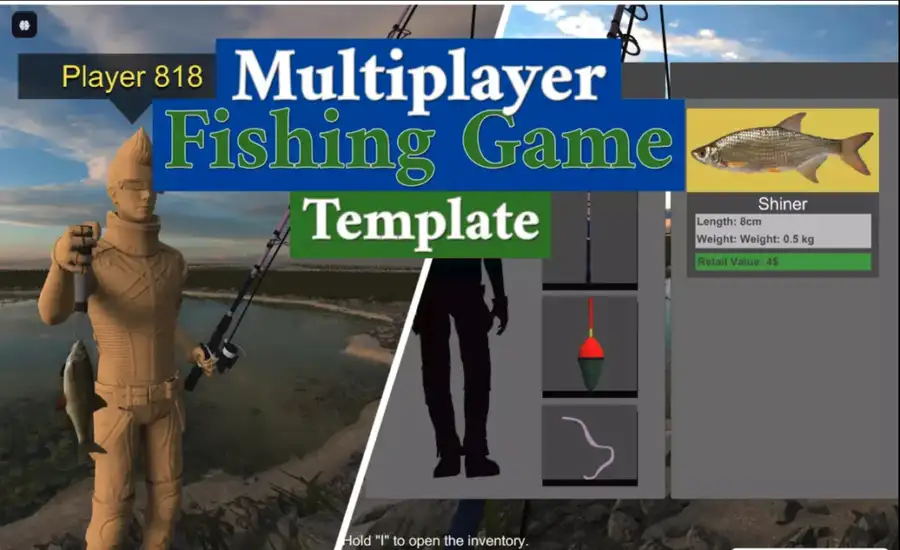 Fishing Game Multiplayer Template SellUnitySourceCode source code