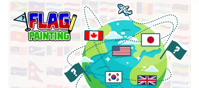 Flag Painting Puzzle SellUnitySourceCode screenshot 2