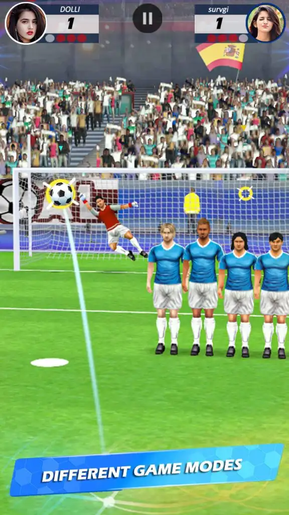 Flick Football Game SellUnitySourceCode  screenshot 3