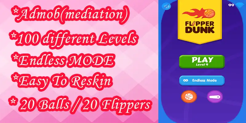 Flipper Basketball SellUnitySourceCode source code