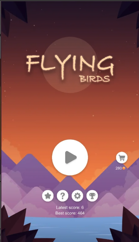 Flying Bird Unity Source Code – Endless Tap-to-Fly Hyper Casual Game Template screenshot 6