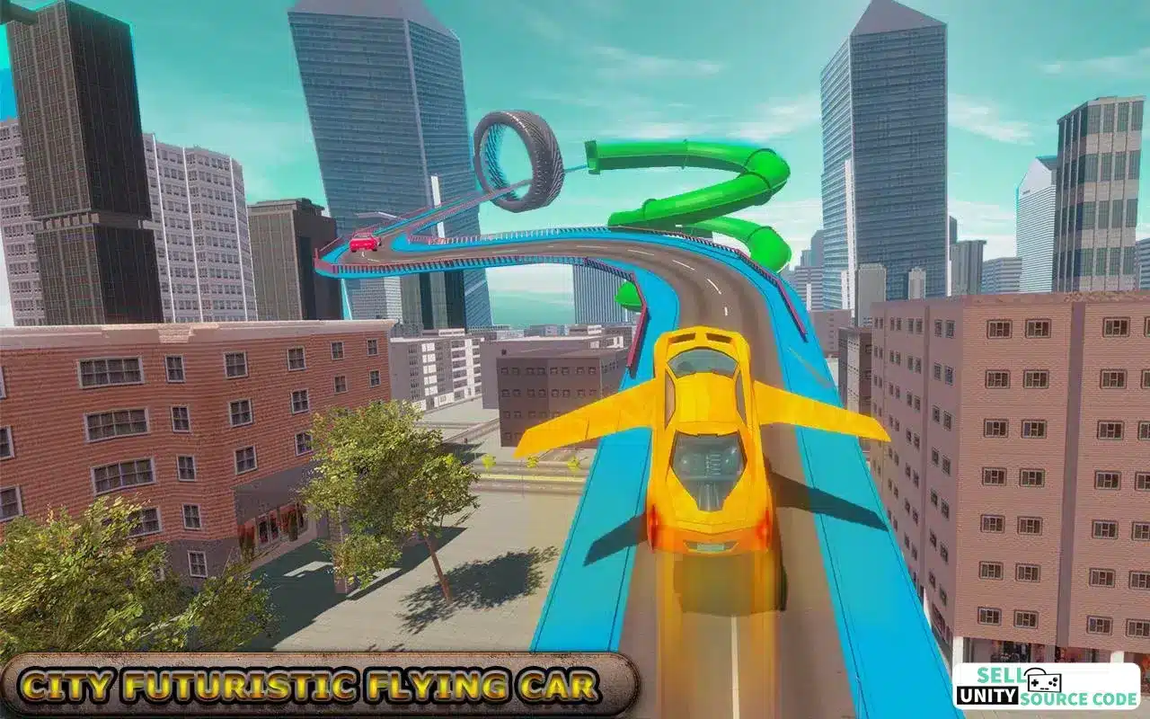 Flying Car Derby Crash Stunts SellUnitySourceCode screenshot 3