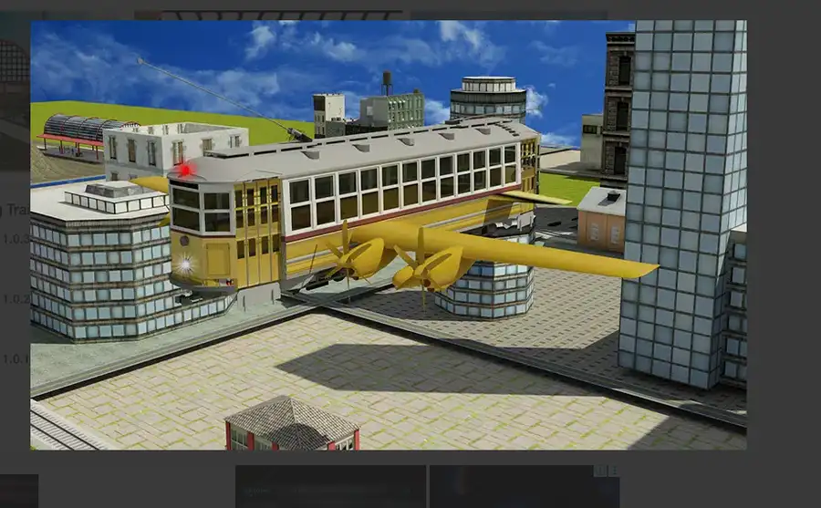 Flying Train Future Race screenshot 5