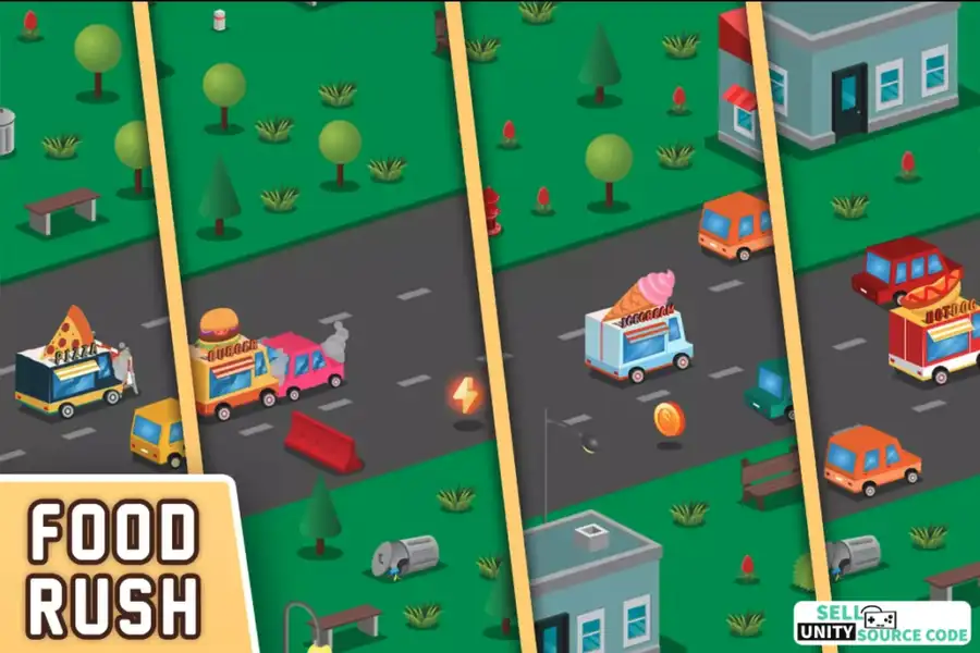 Food Rush 2.0 - Complete Project SellUnitySourceCode source code