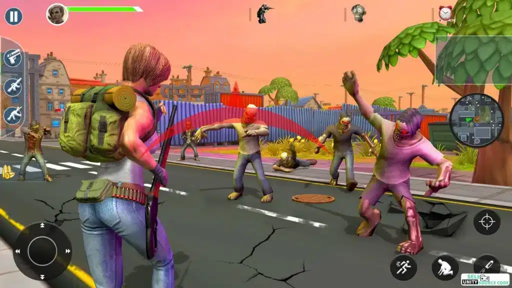 Fort Craft Zombie Attack Battleground Survival SellUnitySourceCode  screenshot 5
