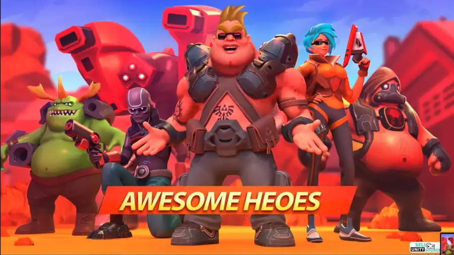 Frag Hero Shooter Mad Heroes SellUnitySourceCode source code