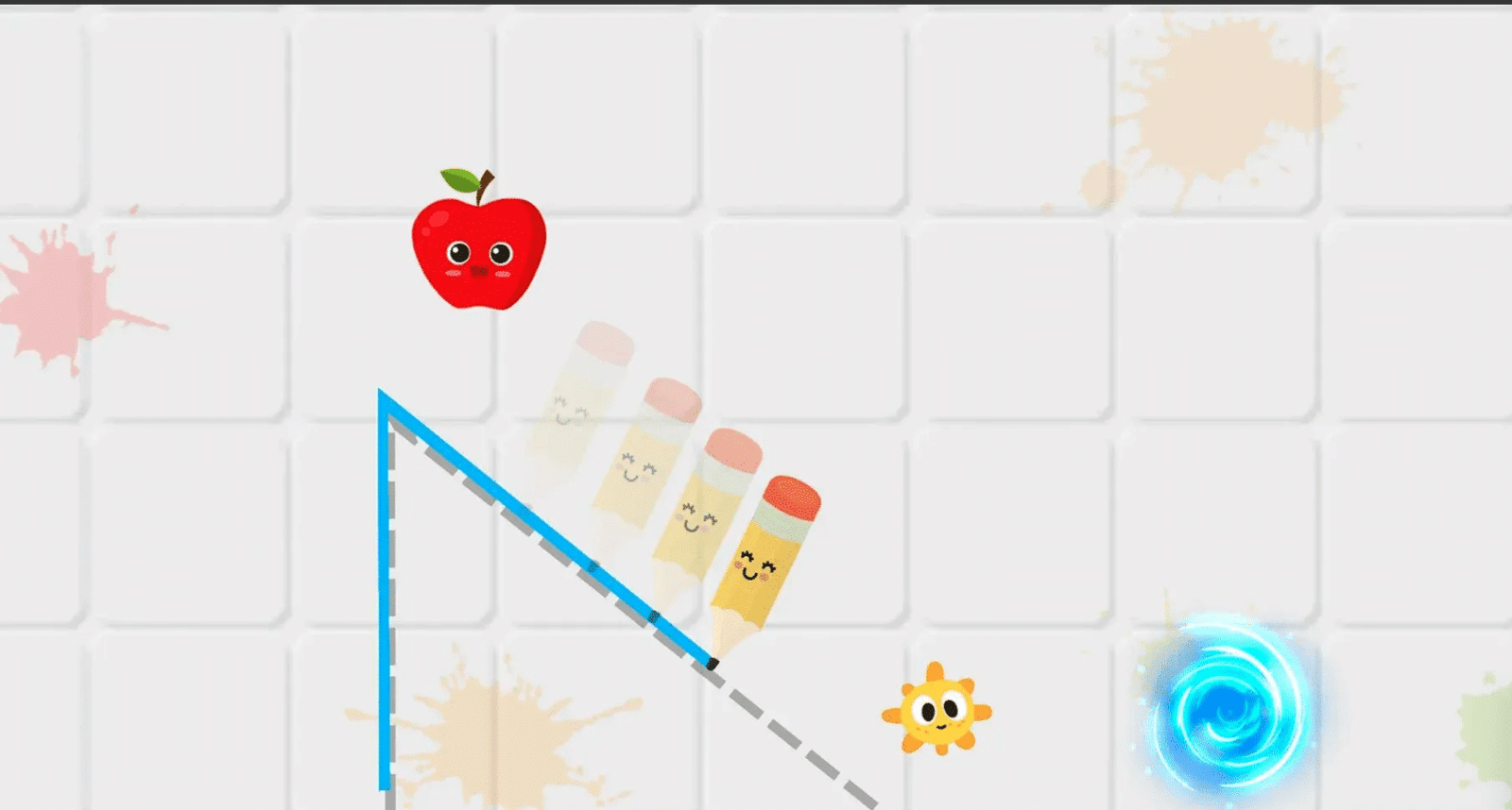 Fruit Escape – Physics Puzzle Drawing Game screenshot 3