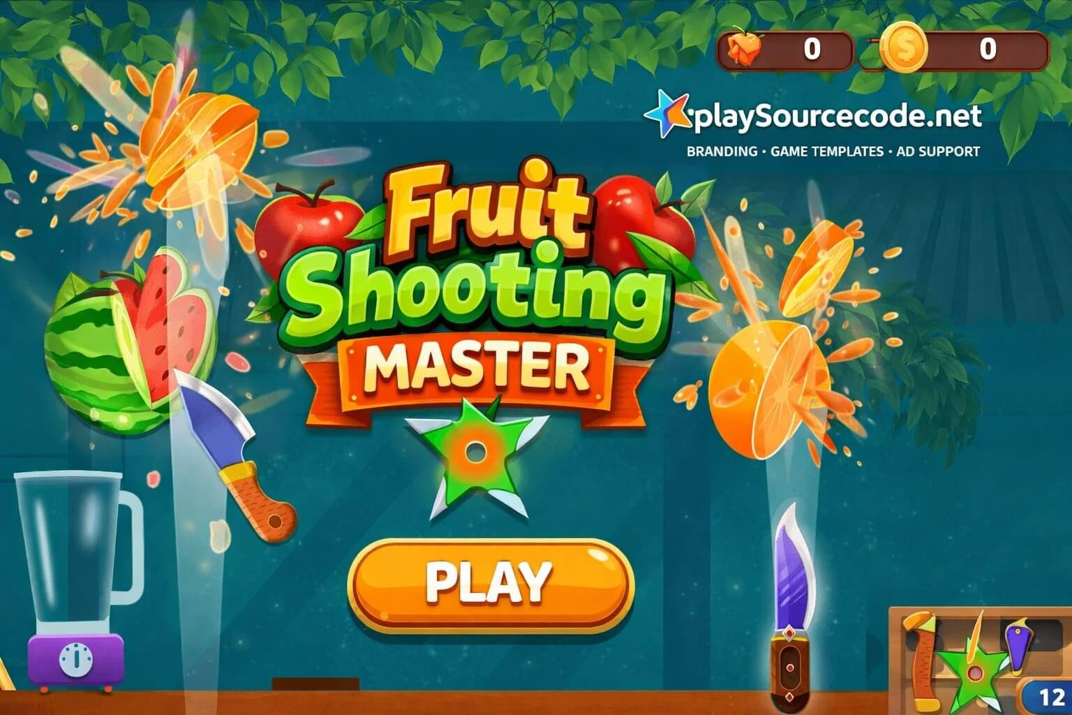 Fruit Shooting Master Unity Game Code source code
