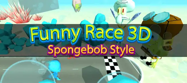 Funny Spongebob Racer 3D SellUnitySourceCode  source code
