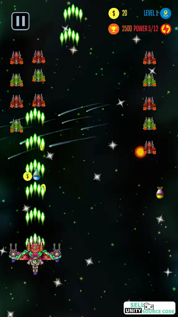 Galaxy Infinity Shooting SellUnitySourceCode  screenshot 3