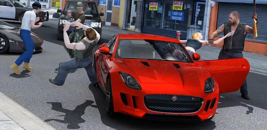 Gangster Fight Vegas Crime Survival Simulator SellUnitySourceCode  screenshot 4