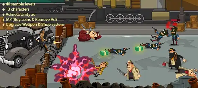 GANGSTER WAR – COMPLETE GAME SellUnitySourceCode screenshot 3