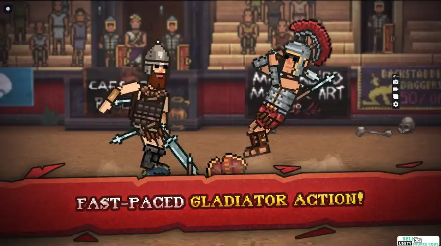 Gladihoppers - Gladiator Fight SellUnitySourceCode screenshot 2