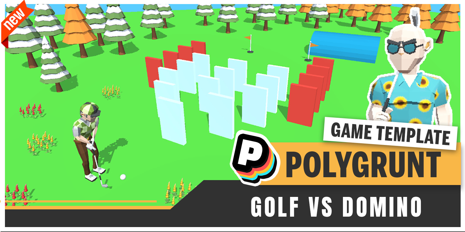 Golf vs Domino - Unity Template source code