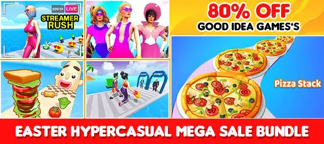 GOOD IDEA GAMES’s Easter Bundle: 5 HyperCasual Gam SellUnitySourceCode