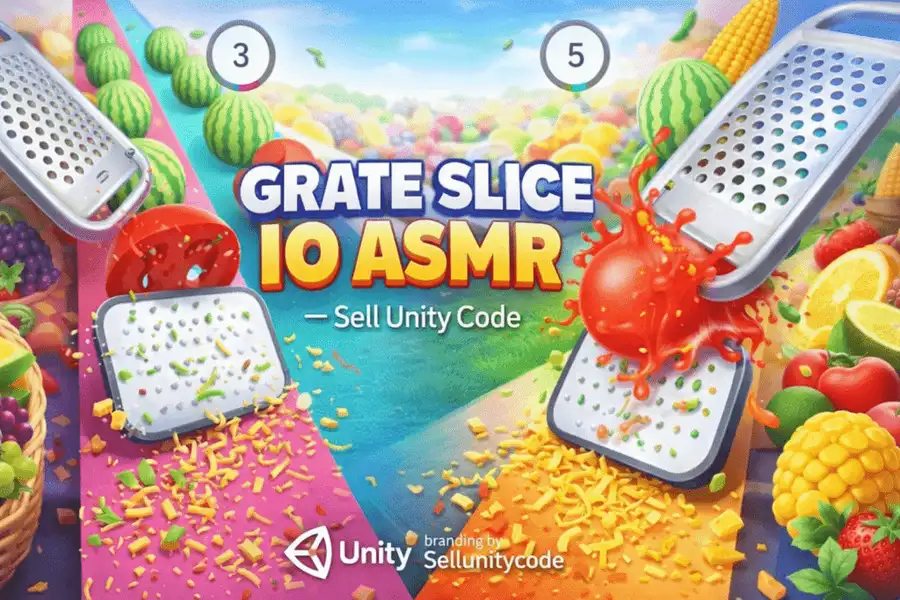 Grate Slice IO ASMR source code