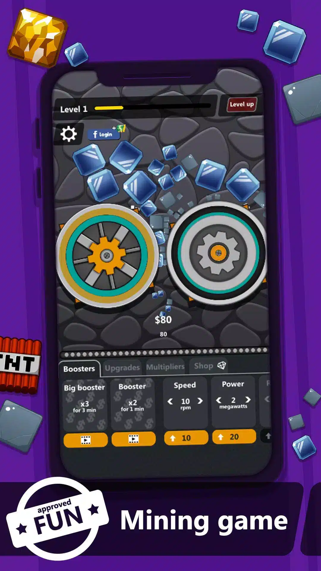⚙️ Grind my Gears - Idle Fun SellUnitySourceCode screenshot 3
