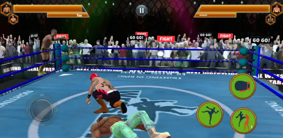 Groovy Real Wrestling Fight SellUnitySourceCode screenshot 4