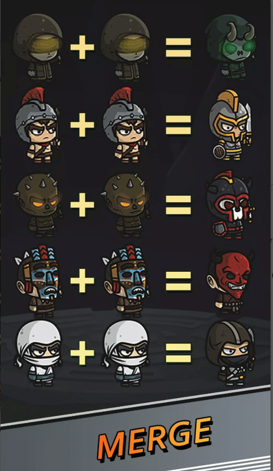 Grow Mercenary – Idle Merge Army Builder Game screenshot 2