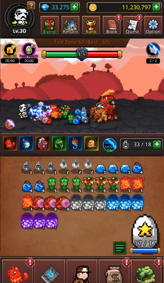 Grow Mergemon Masters – Idle Merge RPG Adventure screenshot 2