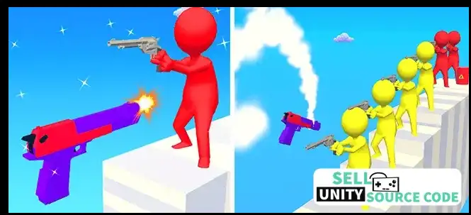 Gun Master Shooting Sprint SellUnitySourceCode screenshot 2
