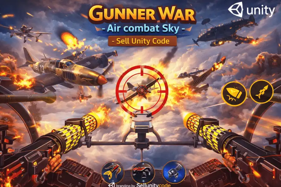 Gunner War – Air combat Sky source code