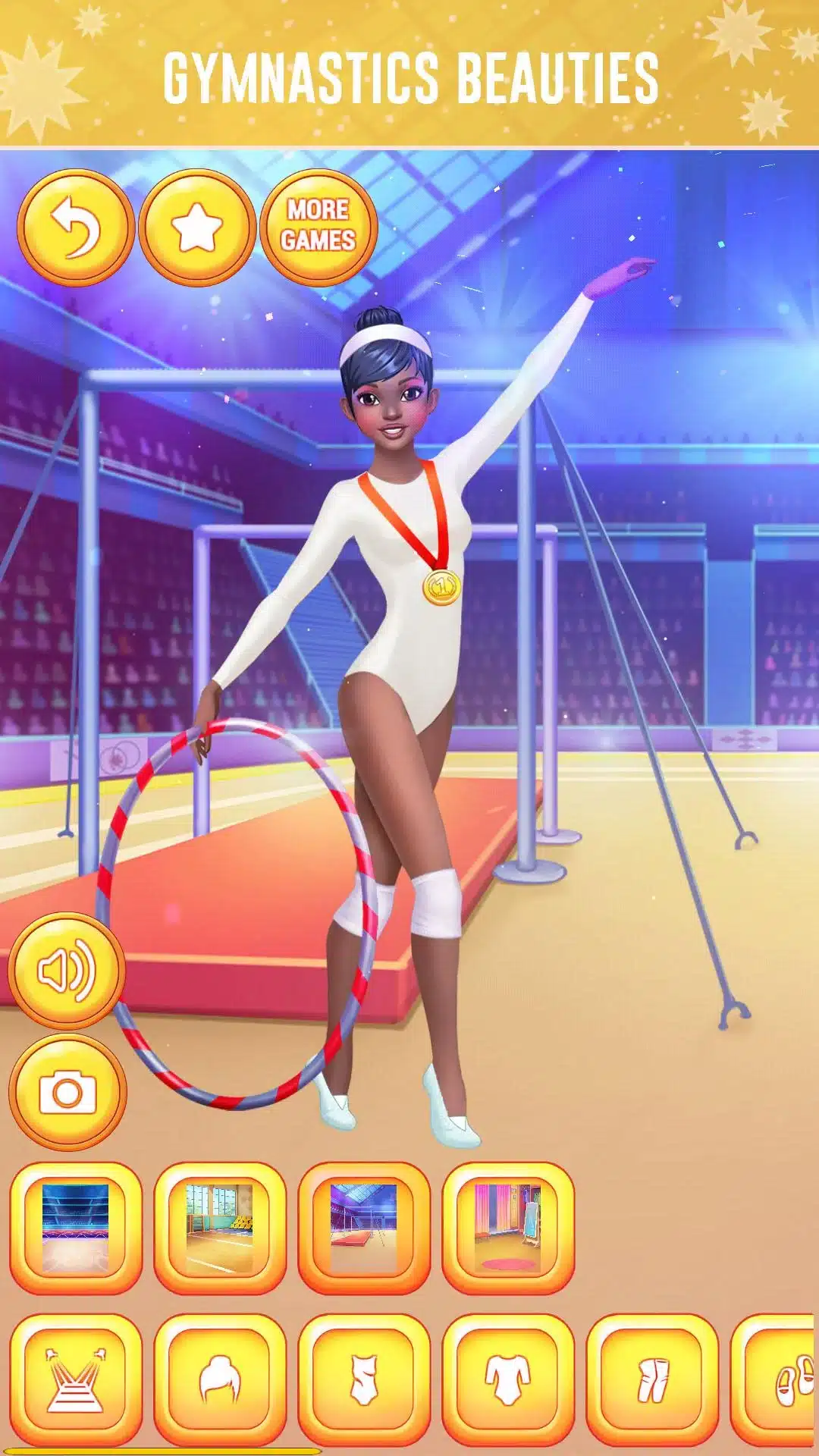 Gymnastics Girls Dress Up Game Unity Game screenshot 4