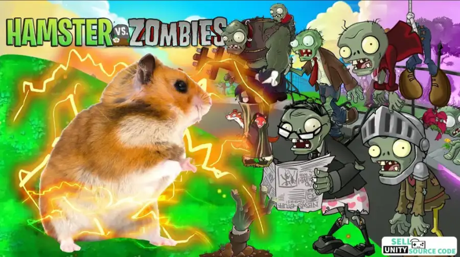 Hamster vs Zombie SellUnitySourceCode screenshot 3