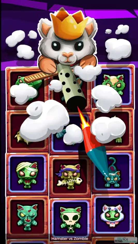 Hamster vs Zombie SellUnitySourceCode screenshot 5