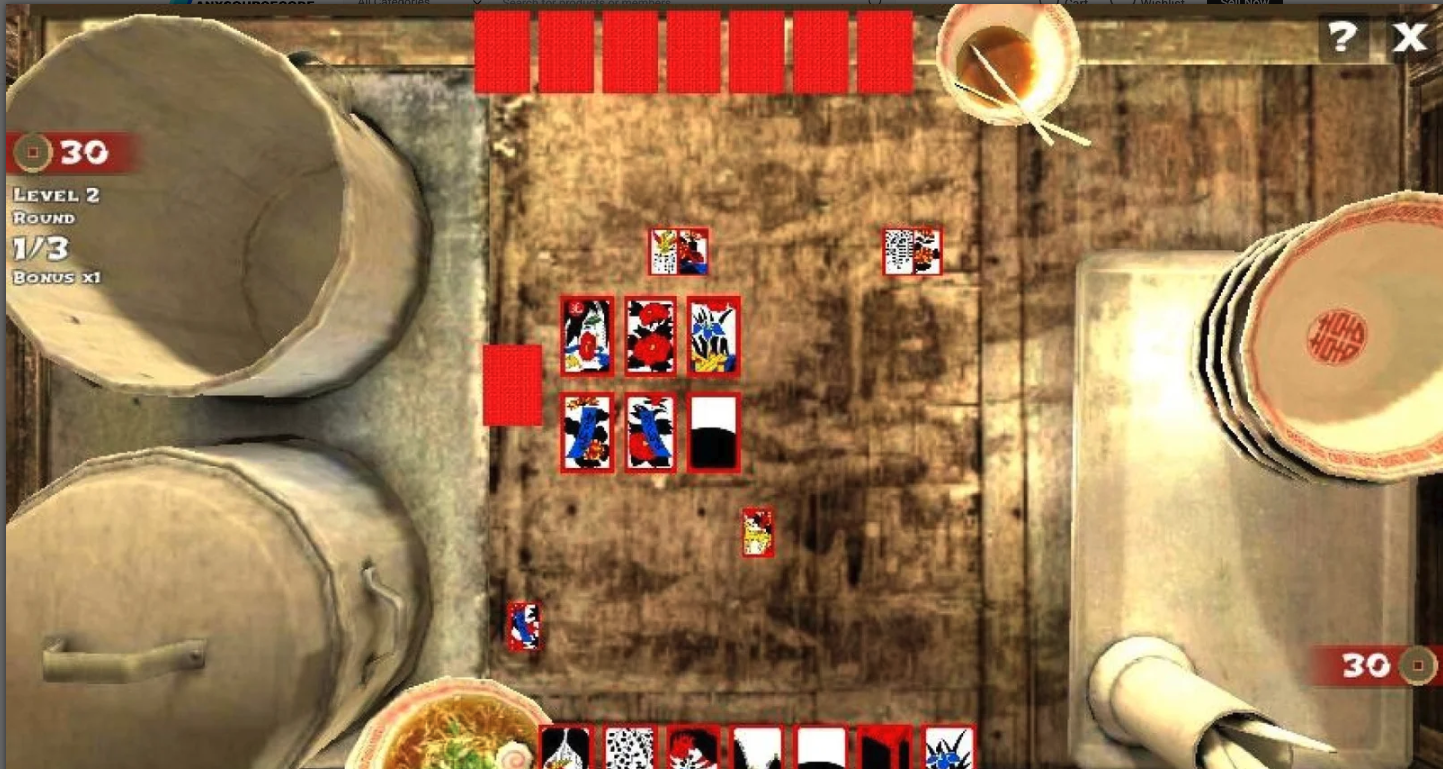 Hanafuda Koi-Koi Ramen Unity Source Code – Traditional Japanese Card Game Template screenshot 3
