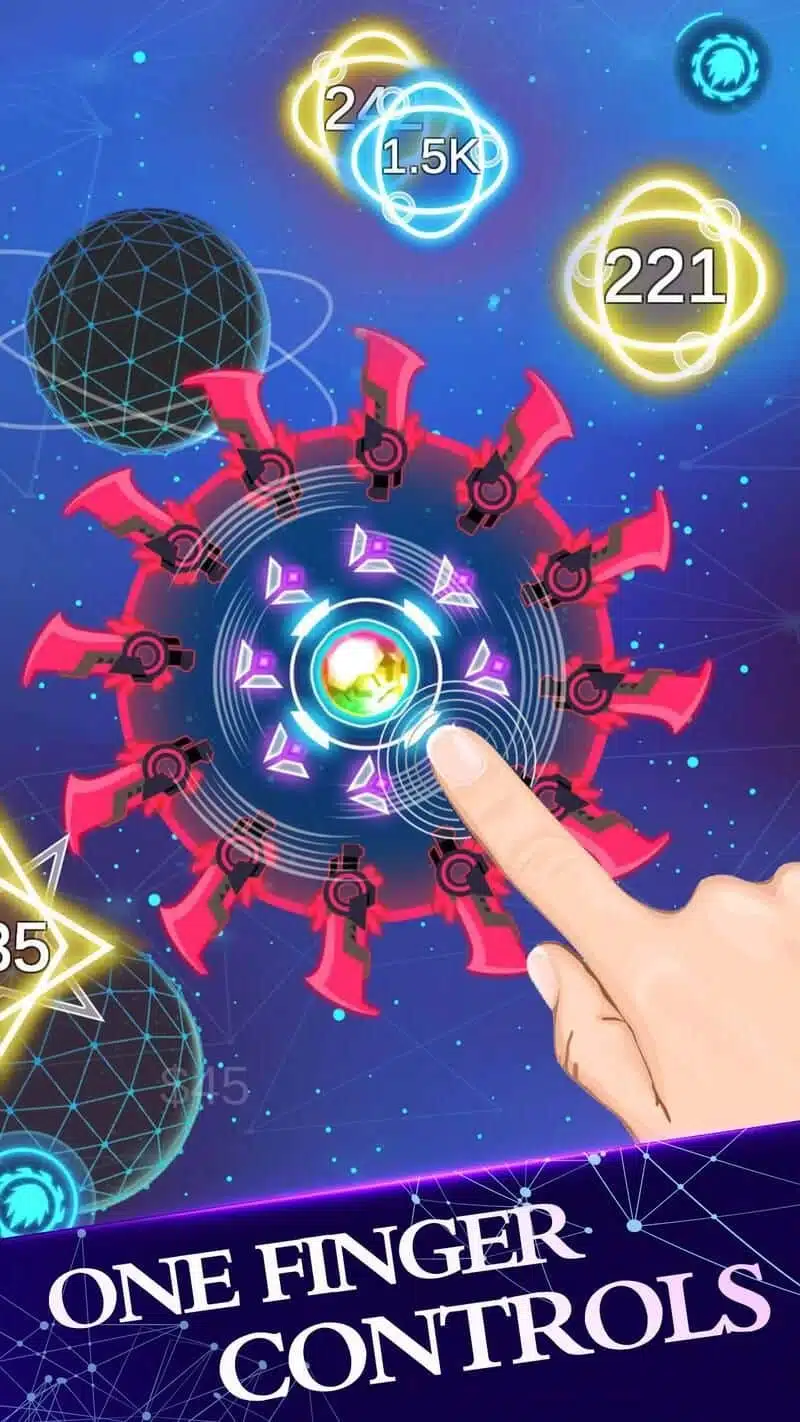 Helix Blast – Space War Defense Unity Code Version Unity 6 screenshot 4