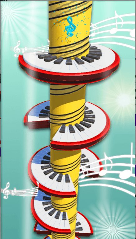 Helix Piano Tiles Unity Source code screenshot 4