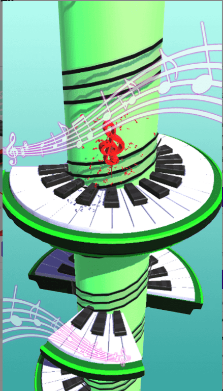 Helix Piano Tiles Unity Source code screenshot 6