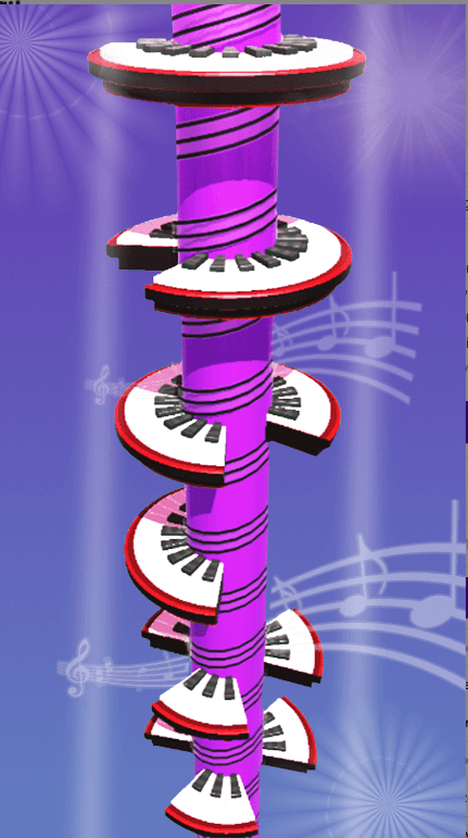 Helix Piano Tiles Unity Source code screenshot 7