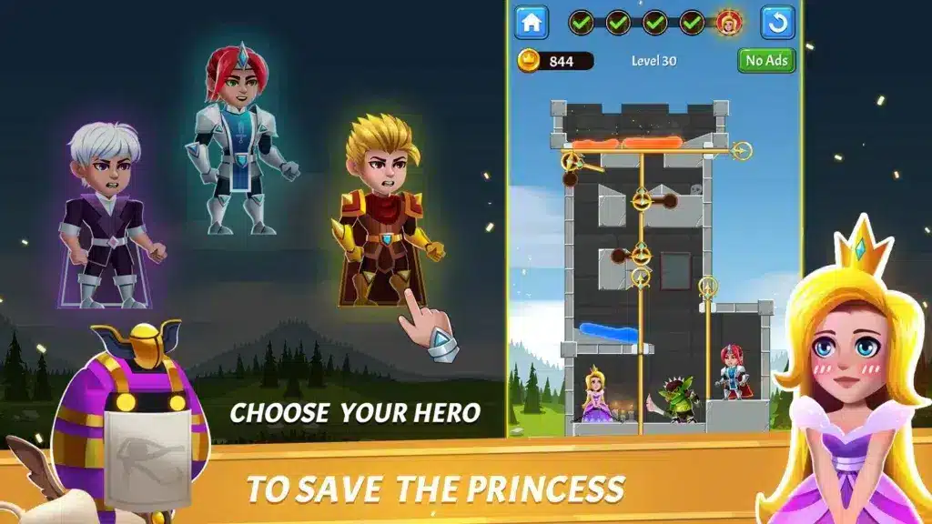 Hero Rescue - Pin Puzzle - Pul SellUnitySourceCode  screenshot 2