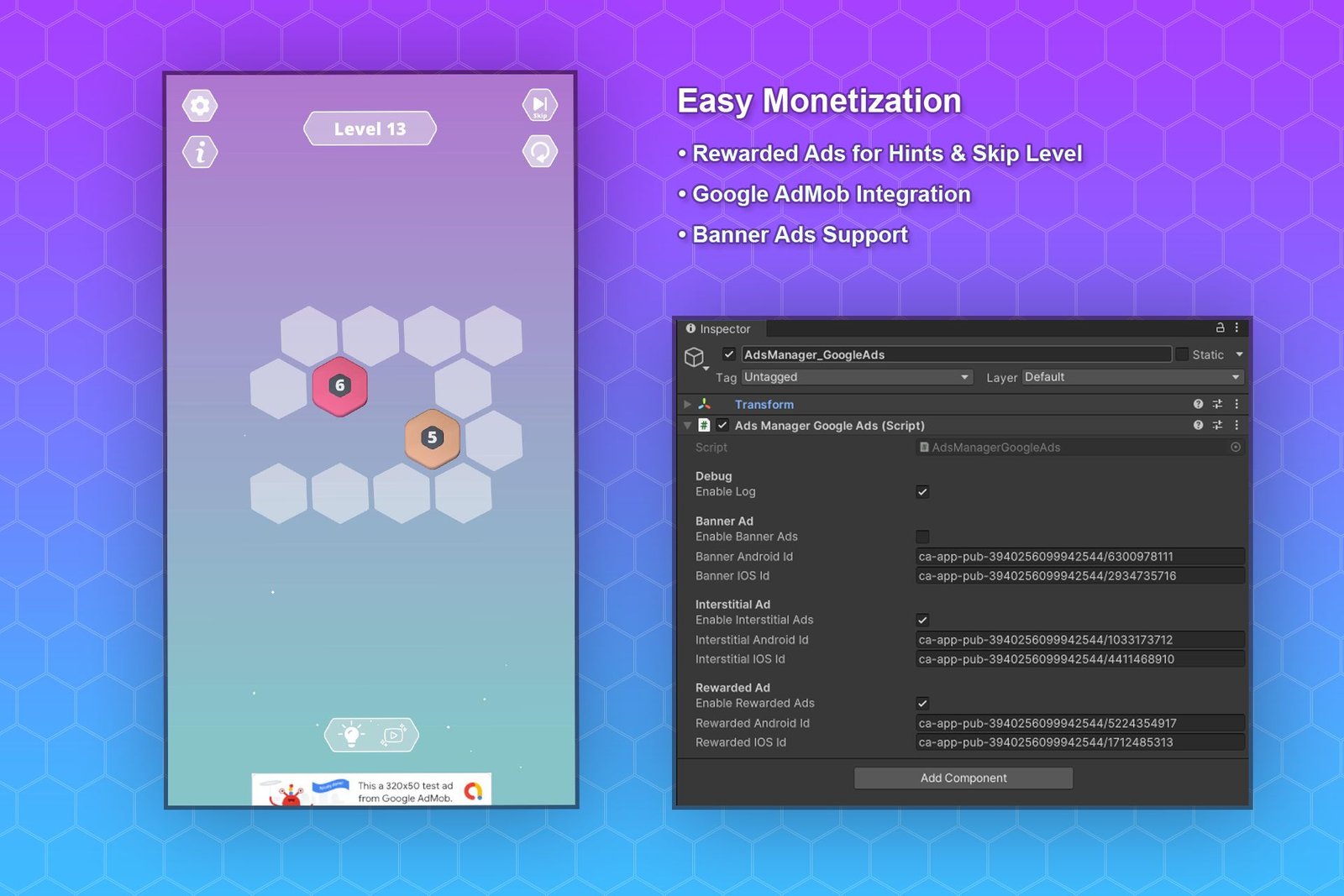 Hexa Path Fill - Unity Project screenshot 2